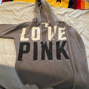 Vs pink oversized hoodie